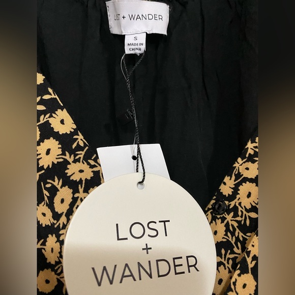 SMOCKED TOP by Lost + Wander SIZE S US - Picture 5 of 7